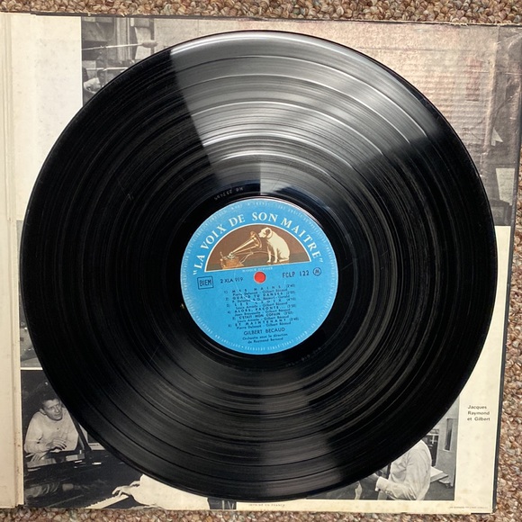 Gilbert Bécaud 1967 France - La Voix De Son Jazz- Maître Record Vinyl LP - Picture 9 of 11